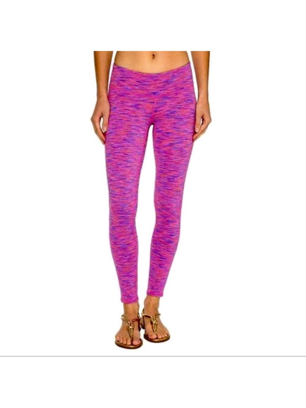 Lilly Pulitzer Luxletic Weekender leggings pink blue S
